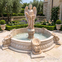 garden water fountain in Sunset red - Image 2