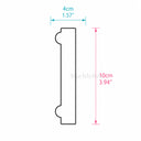 Marble decorative profiles in Crema Marfil Premium - Image 4