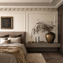 Marble cornice in Pearl Linen limestone - Image 2