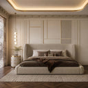 Marble cornice in Pearl Linen limestone - Image 4