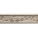 marble chair rail in Pearl Linen limestone - Image 1