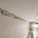 marble chair rail in Pearl Linen limestone - Image 3