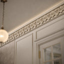 Marble cornice in Pearl Linen limestone - Image 3
