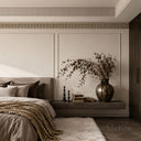 marble chair rail in Pearl Linen limestone - Image 2