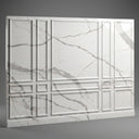 marble wainscoting in Arabescato Corchia Marble - Image 1