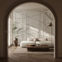 marble wainscoting in Arabescato Corchia Marble - Image 2