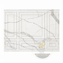 Ornamental Marble Wainscoting in Arabescato Corchia Marble - Image 3