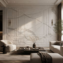 Ornamental Marble Wainscoting in Arabescato Corchia Marble - Image 2