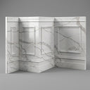 Carved marble wall panels in Arabescato Corchia Marble - Image 1