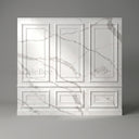 Carved Marble Wainscoting in Arabescato Corchia Marble - Image 1