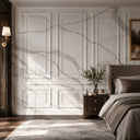 Carved Marble Wainscoting in Arabescato Corchia Marble - Image 2