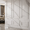 Carved Marble Wainscoting in Arabescato Corchia Marble - Image 4