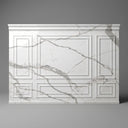 Relief-Carved Marble Wall Panels in Arabescato Corchia Marble - Image 1