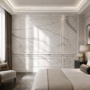 Carved marble wall panels in Arabescato Corchia Marble - Image 2