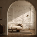 Carved marble wall panels in Arabescato Corchia Marble - Image 5