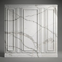 Carved Marble Wainscoting in Arabescato Corchia Marble - Image 1