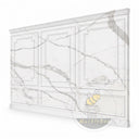Relief-Carved Marble Wall Panels in Arabescato Corchia Marble - Image 3