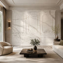 Relief-Carved Marble Wall Panels in Arabescato Corchia Marble - Image 2