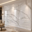 Relief-Carved Marble Wall Panels in Arabescato Corchia Marble - Image 5