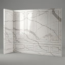 Carved marble wall panels in Arabescato Corchia Marble - Image 1