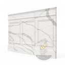 Carved Marble Wainscoting in Arabescato Corchia Marble - Image 3
