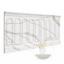 Relief-Carved Marble Wall Panels in Arabescato Corchia Marble - Image 3