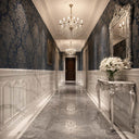 Relief-Carved Marble Wall Panels in Arabescato Corchia Marble - Image 5