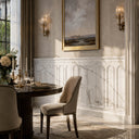 Relief-Carved Marble Wall Panels in Arabescato Corchia Marble - Image 2