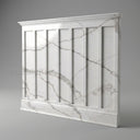 Carved marble wall panels in Arabescato Corchia Marble - Image 1