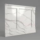 marble wainscoting in Arabescato Corchia Marble - Image 1