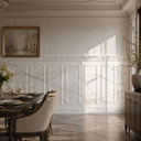 Relief-Carved Marble Wall Panels in Arabescato Corchia Marble - Image 4