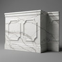 marble wainscoting in Arabescato Corchia Marble - Image 1