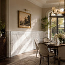 Carved Marble Wainscoting in Arabescato Corchia Marble - Image 2