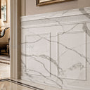 Relief-Carved Marble Wall Panels in Arabescato Corchia Marble - Image 5