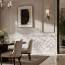 Carved marble wall panels in Arabescato Corchia Marble - Image 2