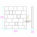 Outdoor limestone wall panel in Limestone - Image 11