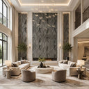 Marble wall panel in pietra grey marble - Image 1