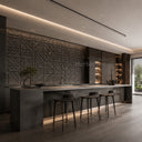 Marble wall panel in pietra grey marble - Image 4