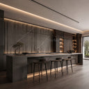 Stone wall panel in pietra grey marble - Image 1