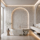 limestone wall panel in Moonlight Beige Limestone - Image 1