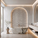 limestone wall panel in Moonlight Beige Limestone - Image 4