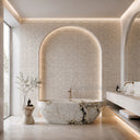 limestone wall panel in Moonlight Beige Limestone - Image 4