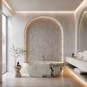 Marble wall panel in Moonlight Beige Limestone - Image 4