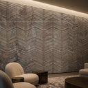 Stone Wall Cladding in Ceppo Breccia Rosa Marble - Image 1