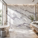 Marble Wall Cladding in Milas Lilac - Image 1