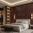 Marble wall panel in Rosso Lepanto - Image 4