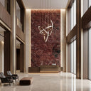 Marble wall tiles in Rosso Lepanto - Image 4