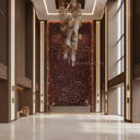 Marble wall panel in Rosso Lepanto - Image 4