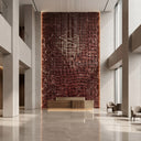 Marble wall panel in Rosso Lepanto - Image 2
