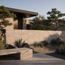 Outdoor panel walls in Beige limestone - Image 2